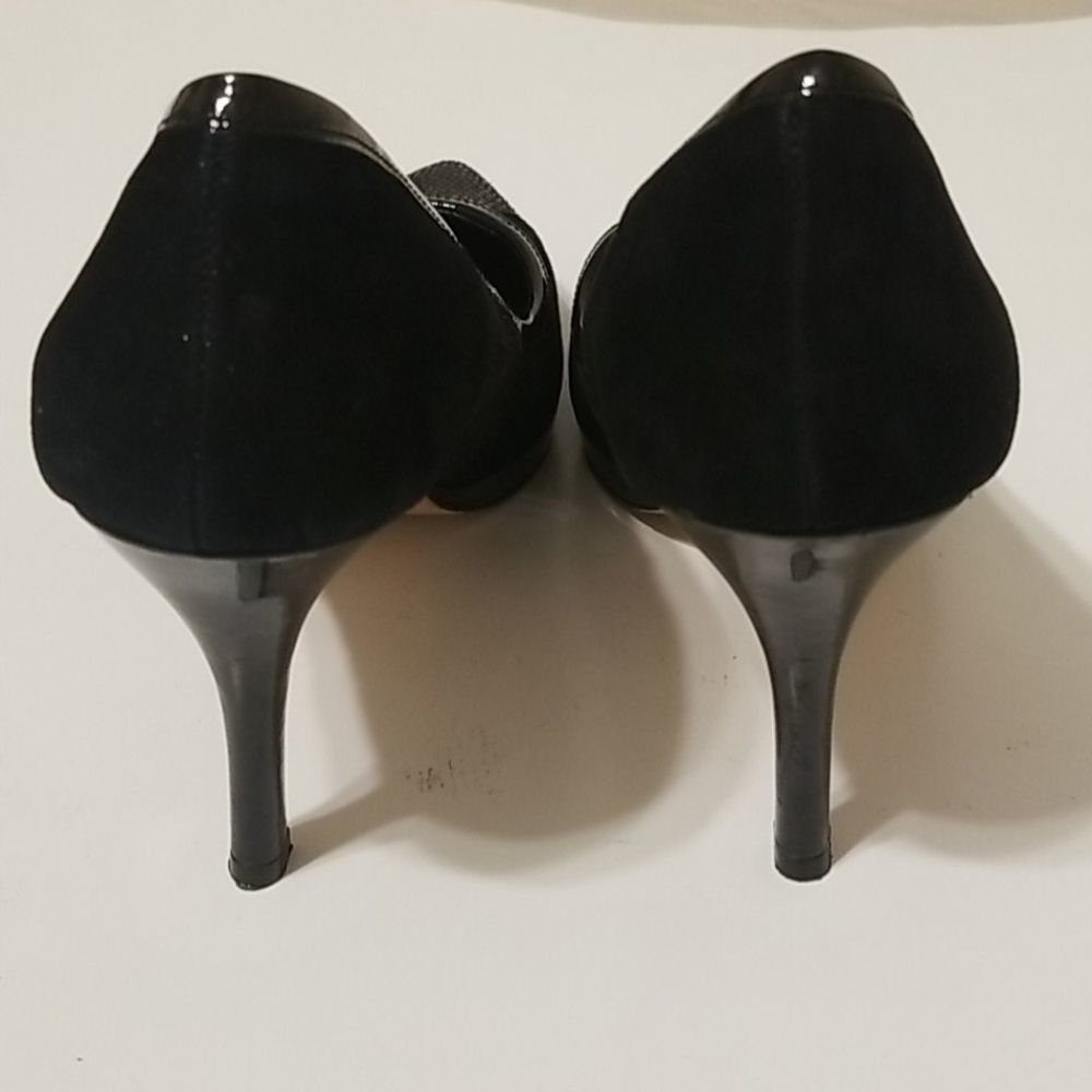 WHBM leather & suede heels - Picture 4 of 7